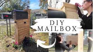 DIY home improvement on a budget EASY Diy mailbox karrielynn [upl. by Charmine]