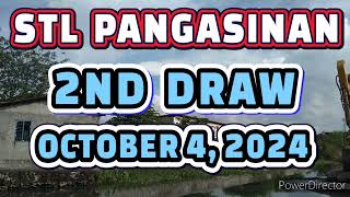 STL PANGASINAN RESULT TODAY 2ND DRAW OCTOBER 4 2024 5PM  FRIDAY [upl. by Caravette]