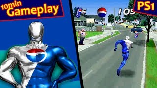 Pepsiman  PS1 Gameplay [upl. by Aphrodite159]