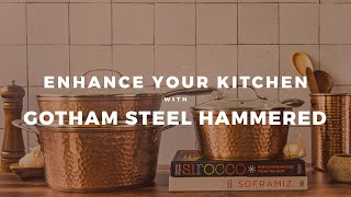 Enhance The Look Of Your Kitchen With Gorgeous Gotham Steel Hammered Cookware [upl. by Ettenirt361]