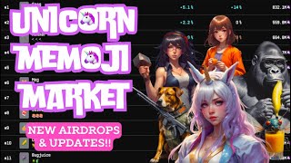 UWU Unicorn Memoji Market  NEW Airdrops amp Updates [upl. by Linder283]