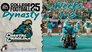 🏈Weeks 13  Coastal Carolina Chanticleers DYNASTY 🔴LIVE STREAM [upl. by Ecyned487]