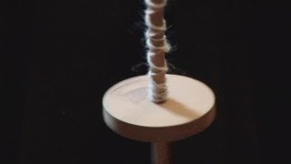 How To Spin Yarn Using A Drop Spindle [upl. by Fredella]