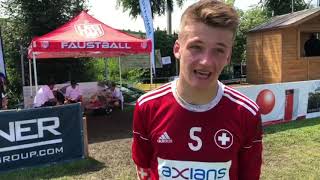 WM Tag 2 Davin Hossmann im Interview nach dem Spiel gegen Brasilien [upl. by Lawrence]