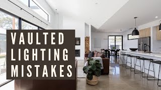 Avoid These Vaulted Ceiling LIGHTING Mistakes for a Perfectly Lit Space [upl. by Ecirpak603]