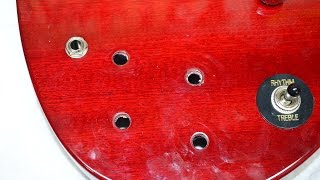 Technique to Enlarge Pot Holes in your Guitar [upl. by Thaxter961]