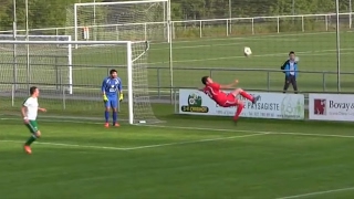 Defender scores stunning overhead kick … own goal – video [upl. by Inacana]