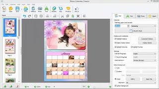 How to Make a Birthday Calendar with Pictures [upl. by Ezana53]