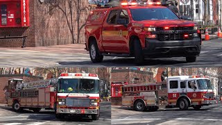 PFD Engine 8 Ladder 2Battalion 4 Responding [upl. by Rother]