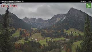 131024  Blick ins Wildental  Gästehaus Otto Fritz MittelbergKleinwalsertal [upl. by Nnhoj]