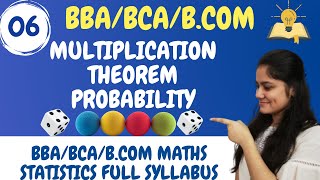 Introduction to Multiplication Theorem of ProbabilityBBABCABCOMDream Maths [upl. by Arymas769]