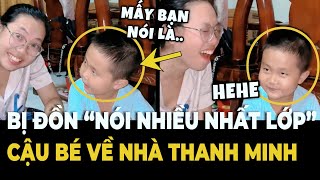 Đi học bị bạn ghẹo “CÁI MỎ NHIỀU CHUYỆN” cậu bé về tâm sự và cái kết “NHỨC ĐẦU“  CAFE HÓNG CHUYỆN [upl. by Aimo]