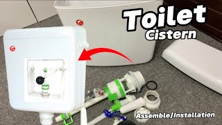 How to Remove and Install High Level Toilet Cistern at Home  Toilet Water Tank Replacement [upl. by Nonnahsed395]