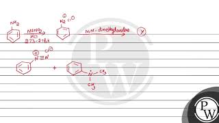 Aniline in a set of the following reactions yielded a coloured product Y The structure of Y wou [upl. by Asira904]