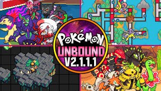 Pokemon Unbound 2111 With Mega Evolution Dynamax Gen 18 PKMN Hisuian Form amp Frontier Upgrade [upl. by Llig]