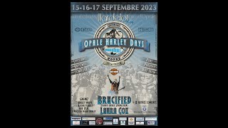 Parade Opale Harley Days  Hardelot  120th anniversary Harley 40th anniversary of the HOG [upl. by Claudette]