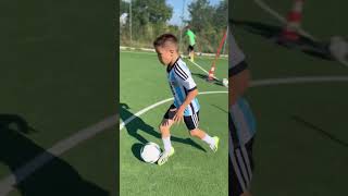 Elementary Football AgilityampDribbling Training🔥⚽️footballskills [upl. by Kate]