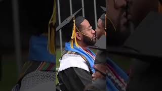 Several Morehouse College graduates turned their backs on Biden during his commencement address [upl. by Anierdna]