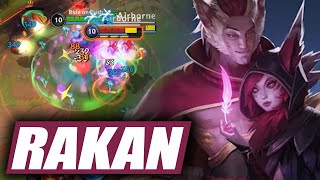 Wild Rift Rakan Support Carry in Season 14 Build amp Runes [upl. by Shel]