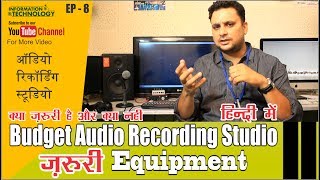 Semi Professional Recording Studio Equipment List [upl. by Roselane617]