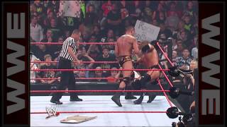 Triple H vs Randy Orton  Last Man Standing Match No Mercy 2007 [upl. by Acker]