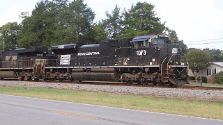 NS 1073 ‘Penn Central’ Lookin’ Rough As It Leads W46 W The Engineer Laying On The K5LLA Read Desc [upl. by Ainessey724]