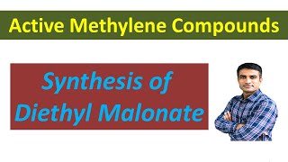 Synthesis of Diethyl malonate Malonic ester  Dr Bharat Baria [upl. by Aneehsak680]