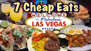 7 Amazing Cheap Eats in Las Vegas [upl. by Vashtee589]