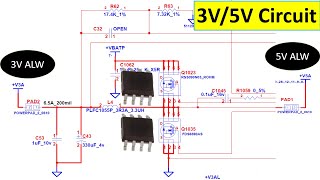 3V and 5V Laptop System Power IC circuit explained [upl. by Htrap]