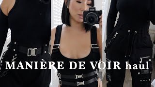 MANIERE DE VOIR try on haul  not sponsored [upl. by Nipha]