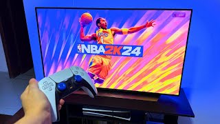 LG OLED C2  NBA 2K24 4K Ps5 Slim Gameplay  Best Gaming TV HDR Test [upl. by Assilav]