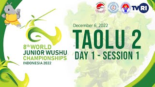 8th WORLD JUNIOR WUSHU CHAMPIONSHIP INDONESIA 2022  Taolu 2  Day 1 Session 1 [upl. by Labotsirhc51]