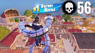 56 Elimination Solo vs Squads Wins Fortnite Chapter 5 Season 2 Gameplay Ps4 Controller [upl. by Sylram643]