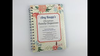 Amy Knapps Christian Family Organizer Review Pros and Cons [upl. by Tamah]