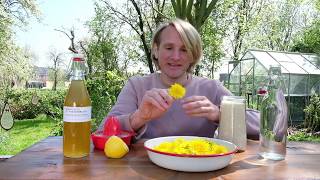 Paardenbloemen Limonade De Onkruidenier [upl. by Oemac]