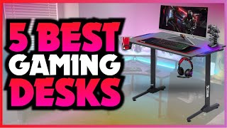 🏆5 Best GAMING Desks for XBOX amp PS5 2024 Small Room Gaming Desks💪 [upl. by Trstram348]