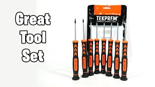 Tekprem Torx Screwdriver Set Review [upl. by Nevada227]