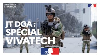 IA  Le JT de la DGA  Interview du Délégué général pour larmement depuis le salon VivaTech [upl. by Sabah210]