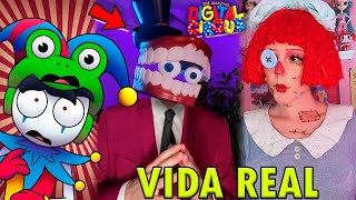 ¡LOS PERSONAJES de THE AMAZING DIGITAL CIRCUS en LA VIDA REAL COSPLAY en TIKTOK 🐸 SIMBA [upl. by Kcor]