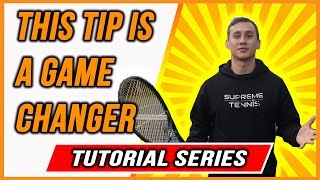 Tennis ForehandBackhand  Game Changing Tip Must try [upl. by Dittman56]