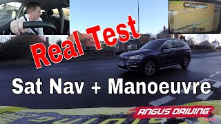 Full Real New Driving Test With Sat Nav And New Manoeuvres Fully Explained In Edinburgh 2017 [upl. by Rbma964]