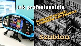 JAK SPORZĄDZIĆ PROTOKÓŁ Z POMIARÓW INSTALACJI ELEKTRYCZNEJ  SZABLON [upl. by Harmon397]