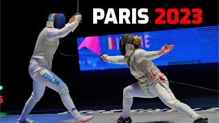 Paris World Cup Womens Foil Highlights PART 1 [upl. by Haidedej]