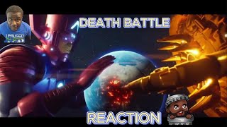 GALACTUS VS UNICRON DEATH BATTLE REACTION deathbattlereaction galactus [upl. by Asilat79]