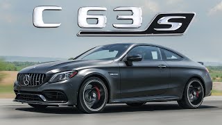 The Luxury MUSCLE CAR  2020 MercedesAMG C63S Coupe Review [upl. by Padget]