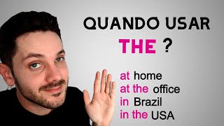 Quando usar THE com preposições em INGLÊS [upl. by Cristobal373]