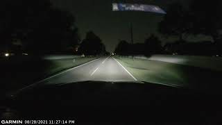 Sylvania Zevo LED H11 low beam on a 2020 Tacoma Turn lights onoff in the dark [upl. by Rives224]