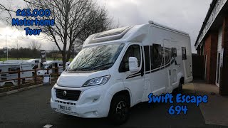 £65000 Motorhome Tour  Swift 694 Escape Motorhome Tour [upl. by Reinhard]