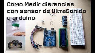 Medir distancia con sensor de Ultrasonido HCSR04 y Arduino [upl. by Lougheed]