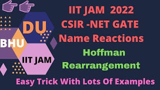 Hoffman Rearrangement II Hoffman Bromamide Degradation II Name reaction Marathon IIT JAM CSIR NET [upl. by Clower]